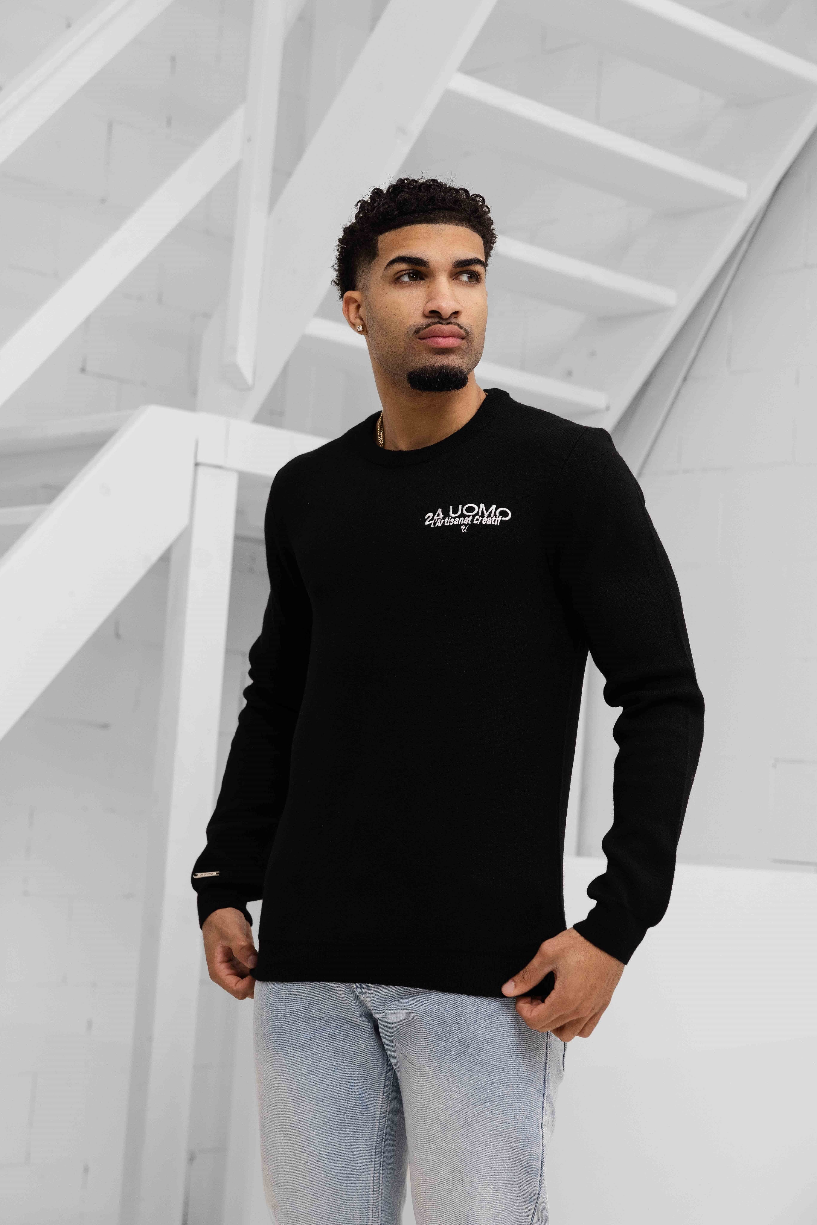 Knitted Sweater Zwart