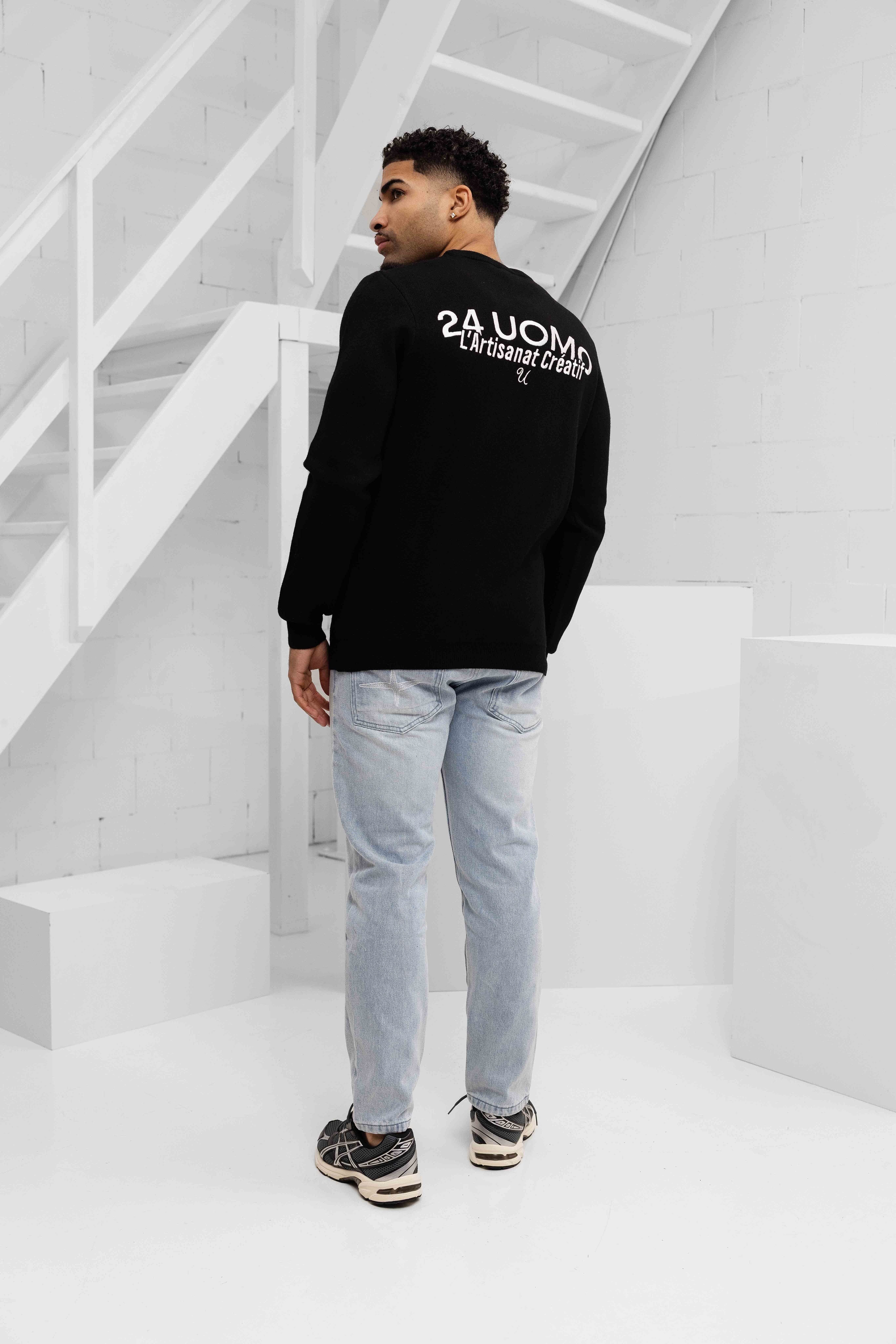 Knitted Sweater Zwart