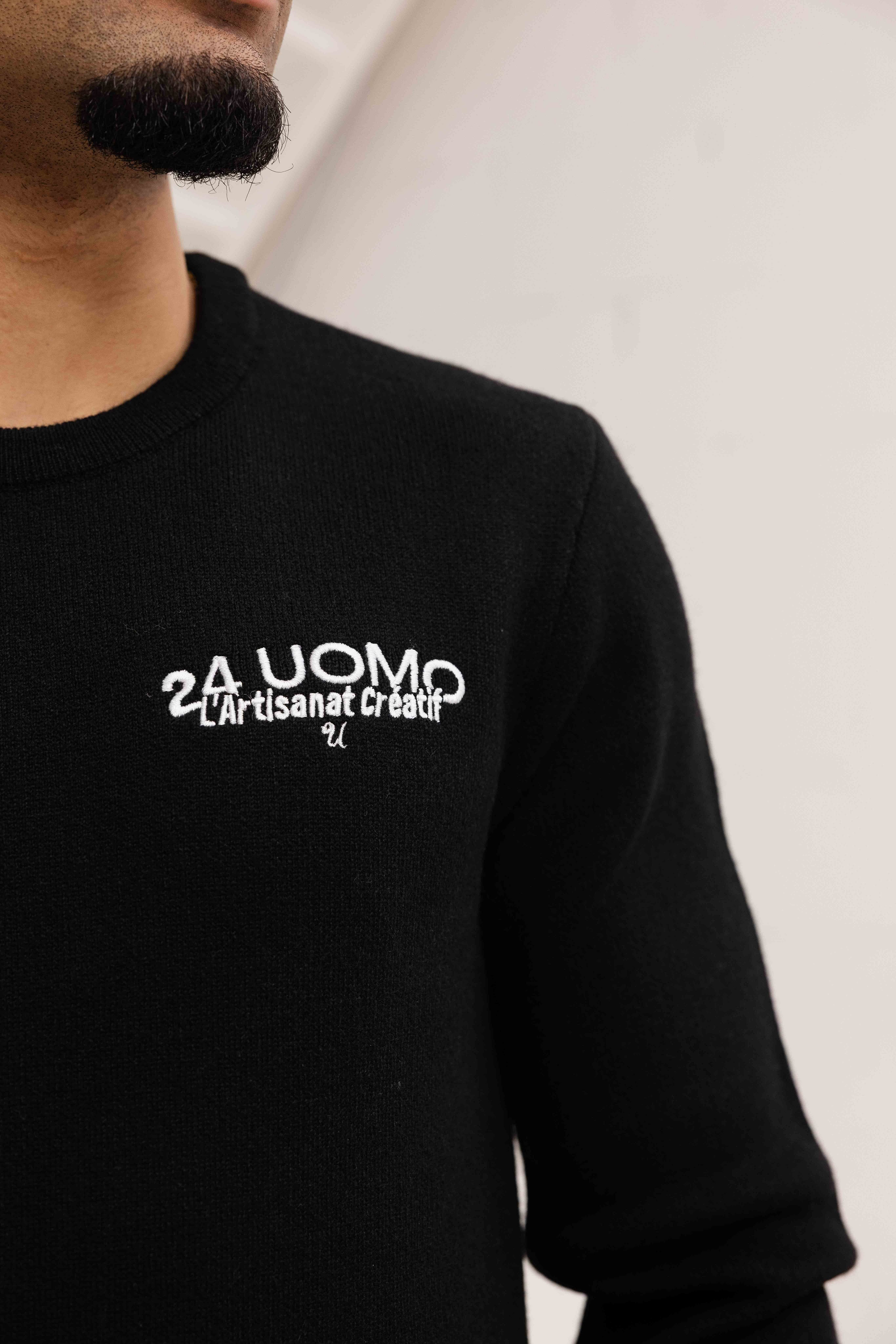 Knitted Sweater Zwart