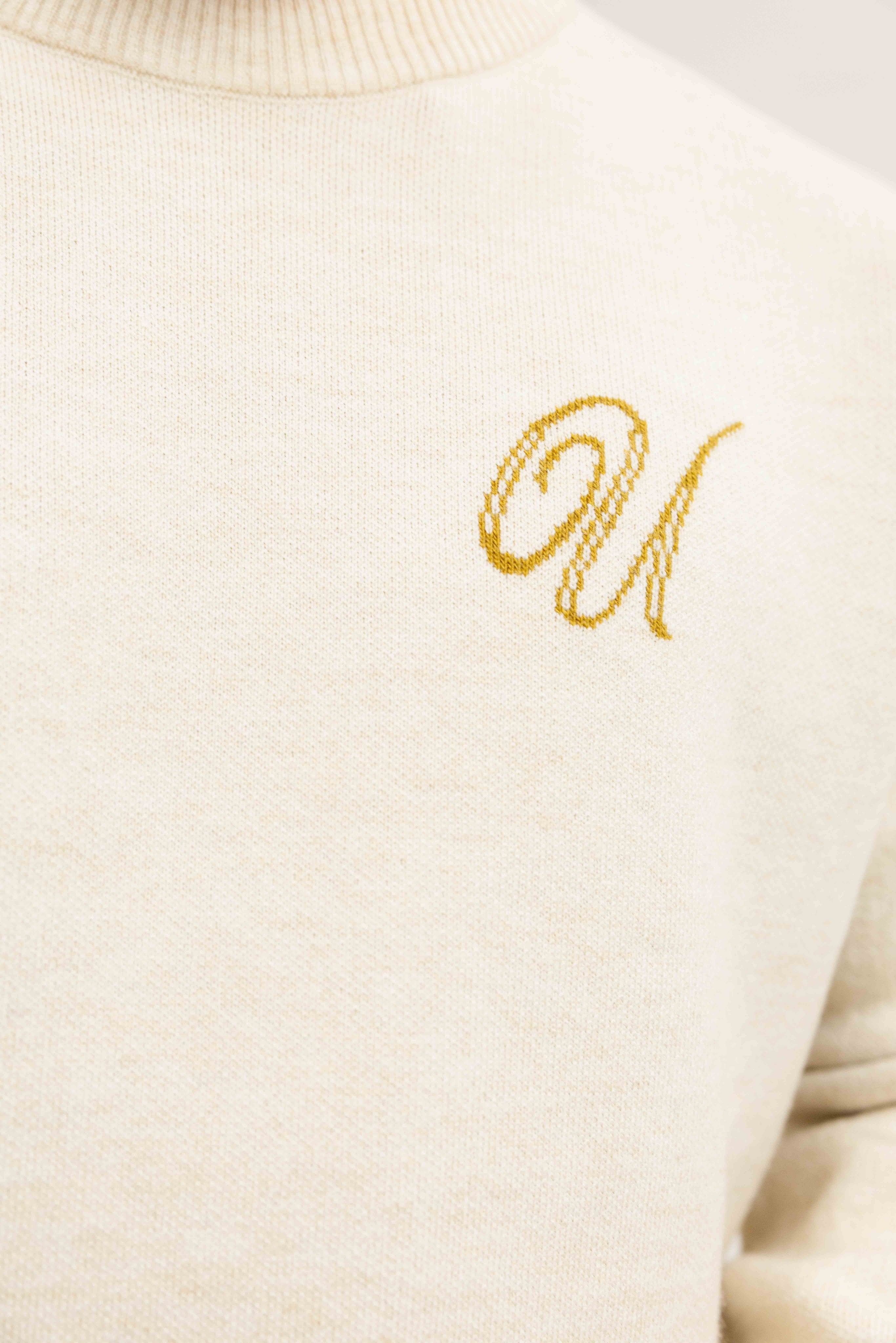Knitted Trainingspak Heren Sand/Khaki