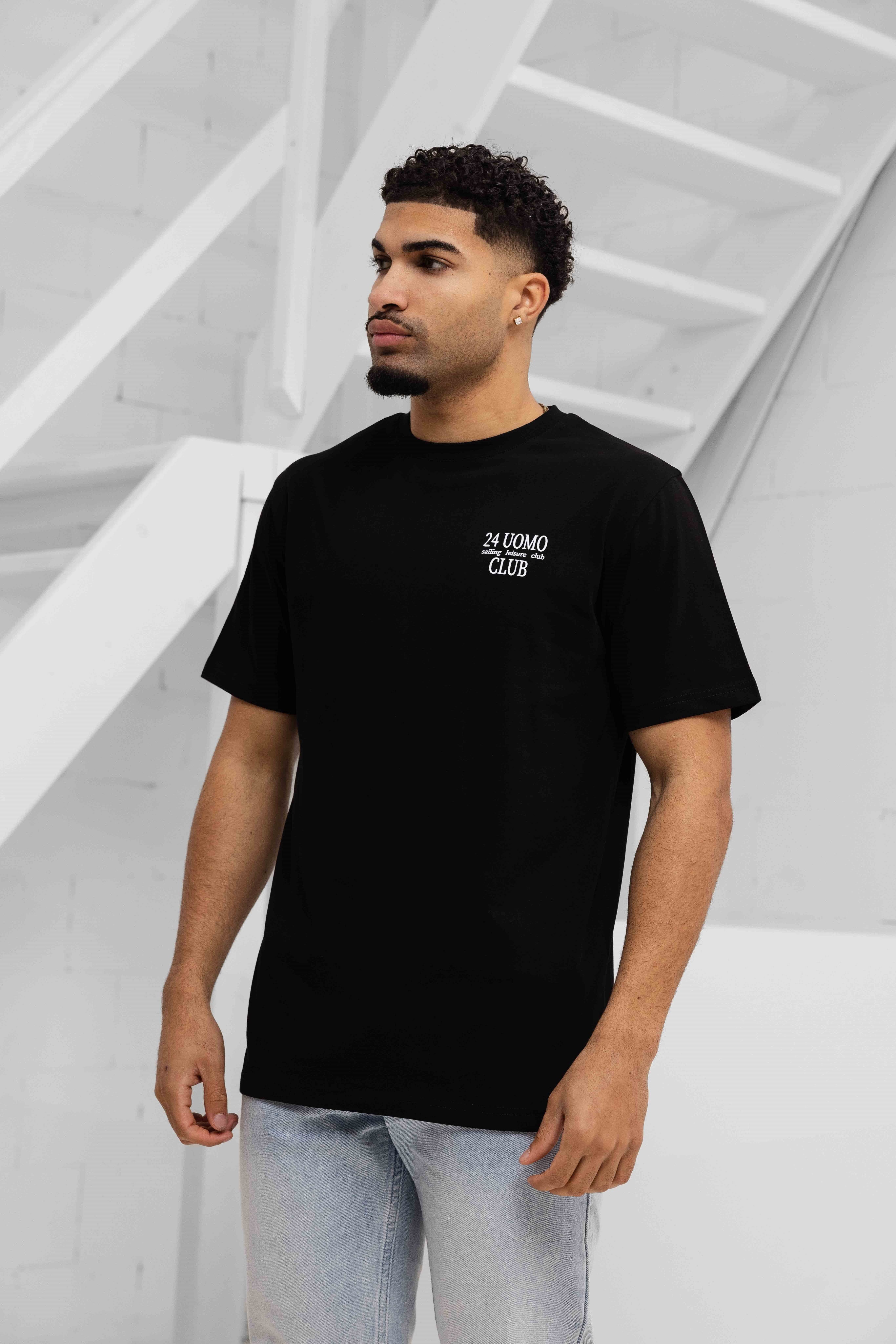 Leisure Club T-shirt Heren Zwart