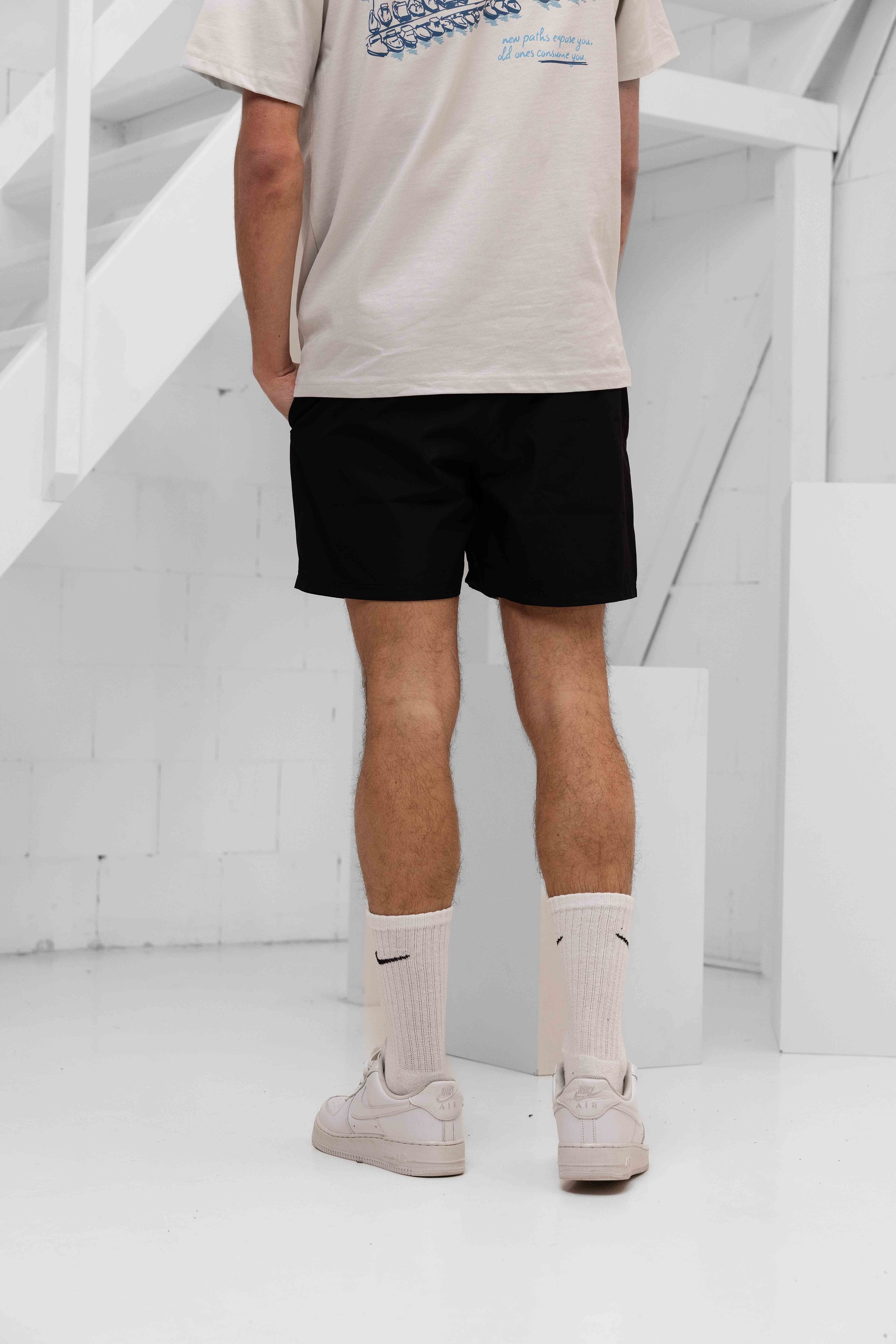 Basic Swimming Trunks Men Black