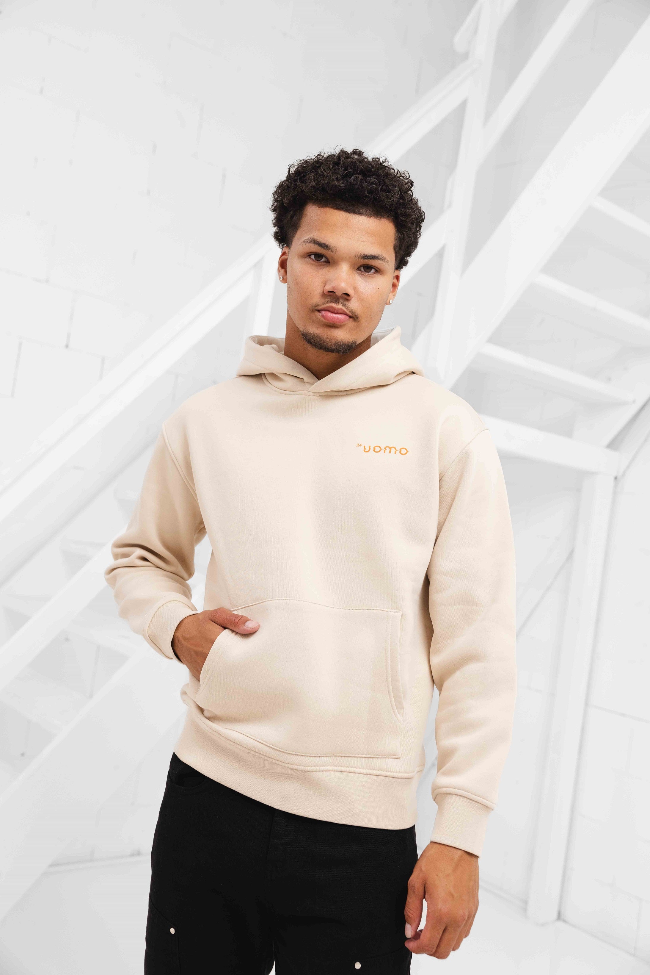 Mirror Hoodie Beige