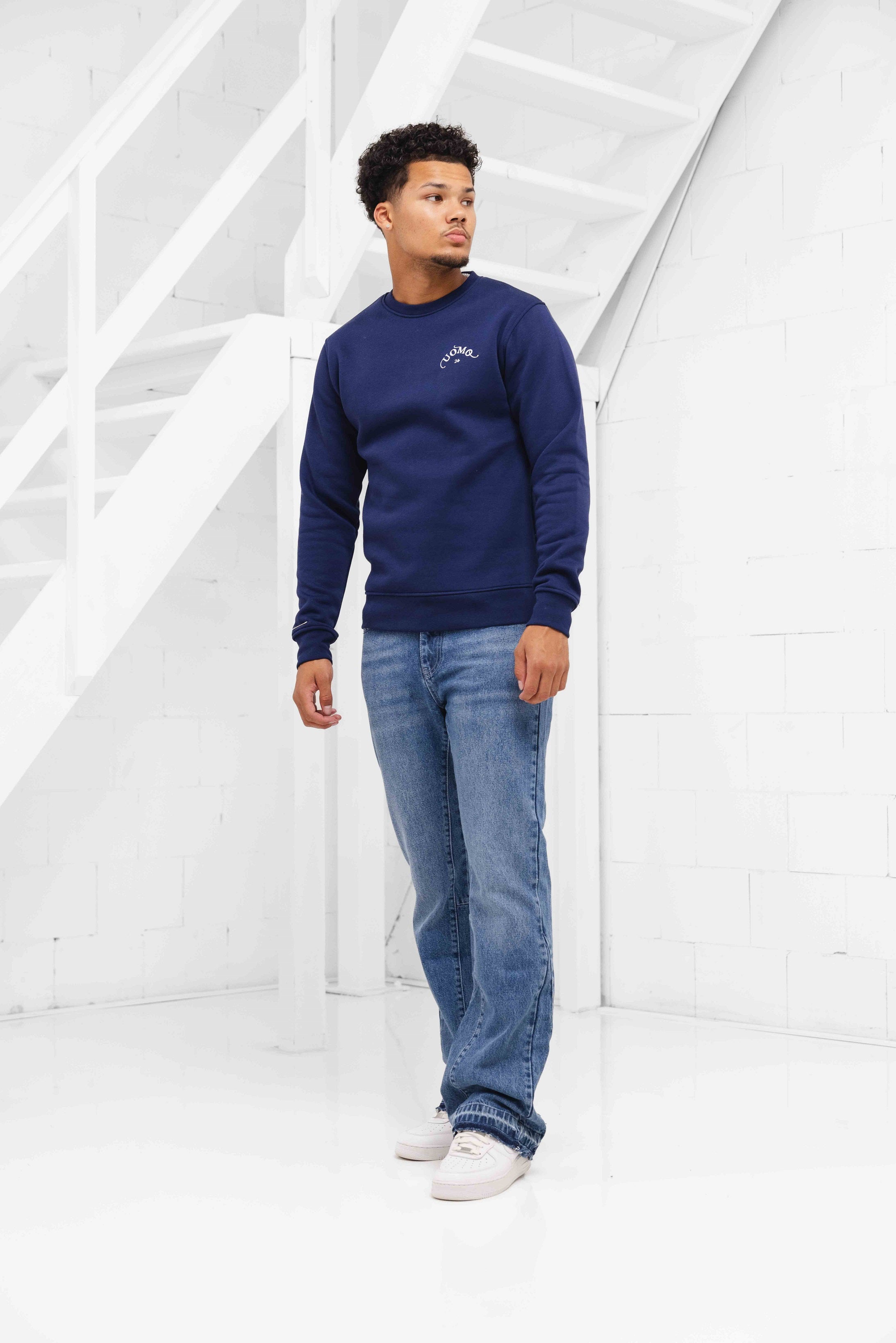 Never Stop Growing Crewneck Navy