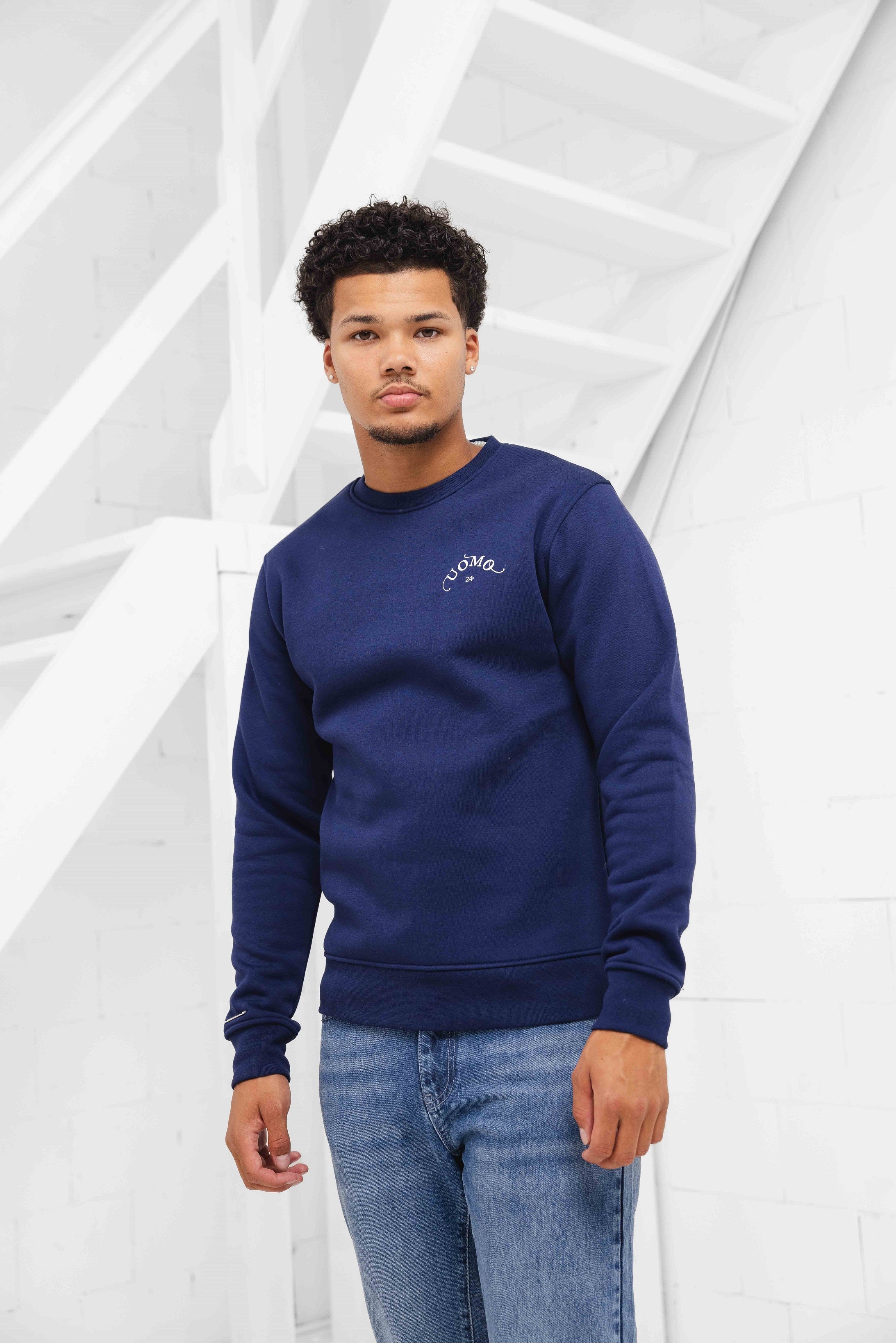 Never Stop Growing Crewneck Navy