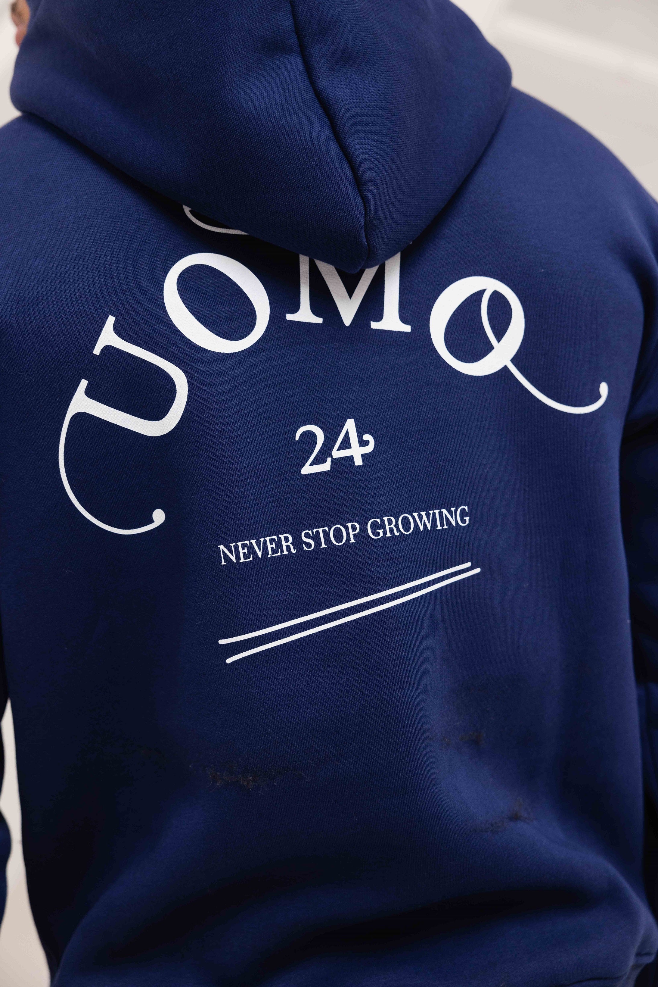 Never Stop Growing Hoodie Navy