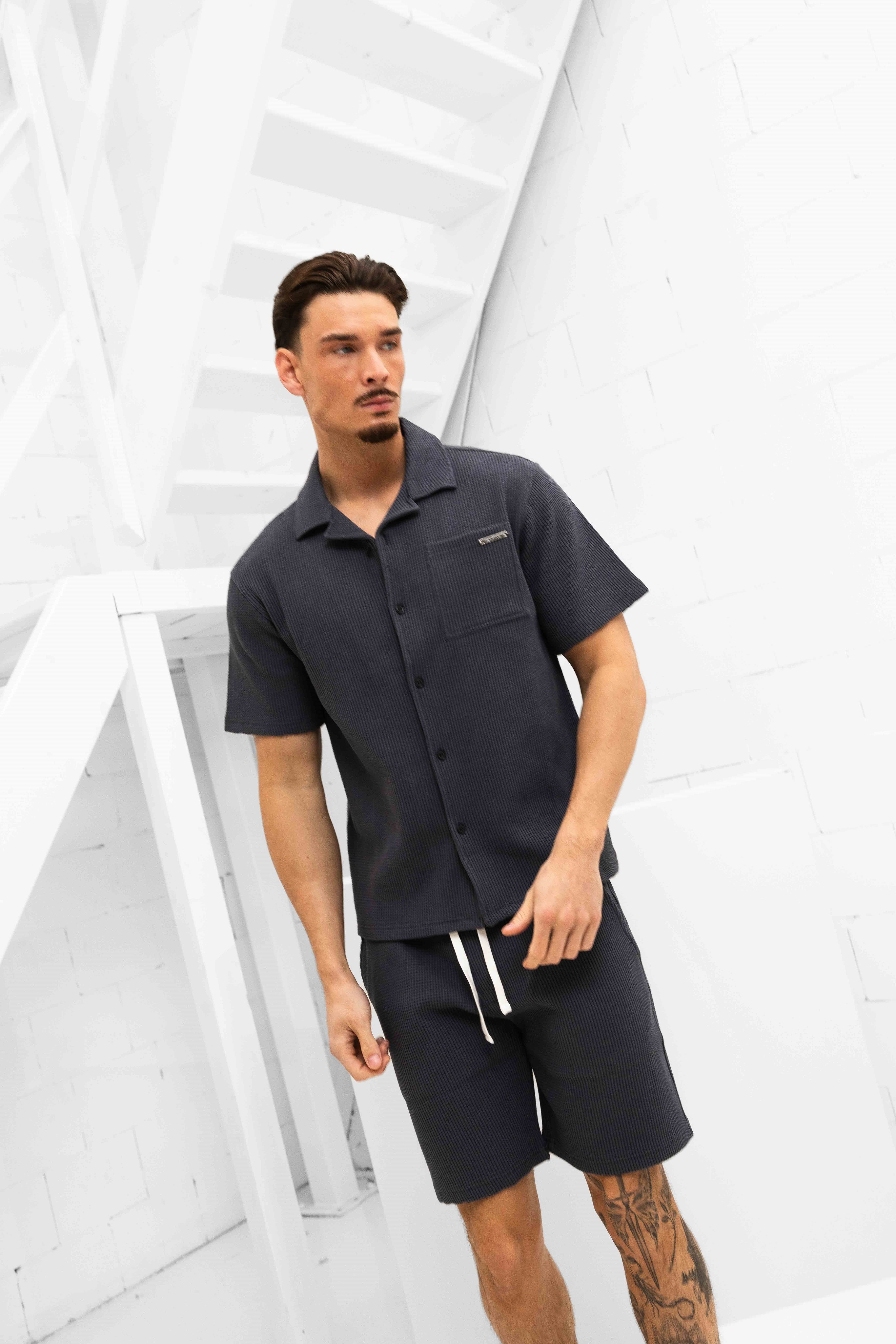 Resort Zomerset Heren Dark Grey