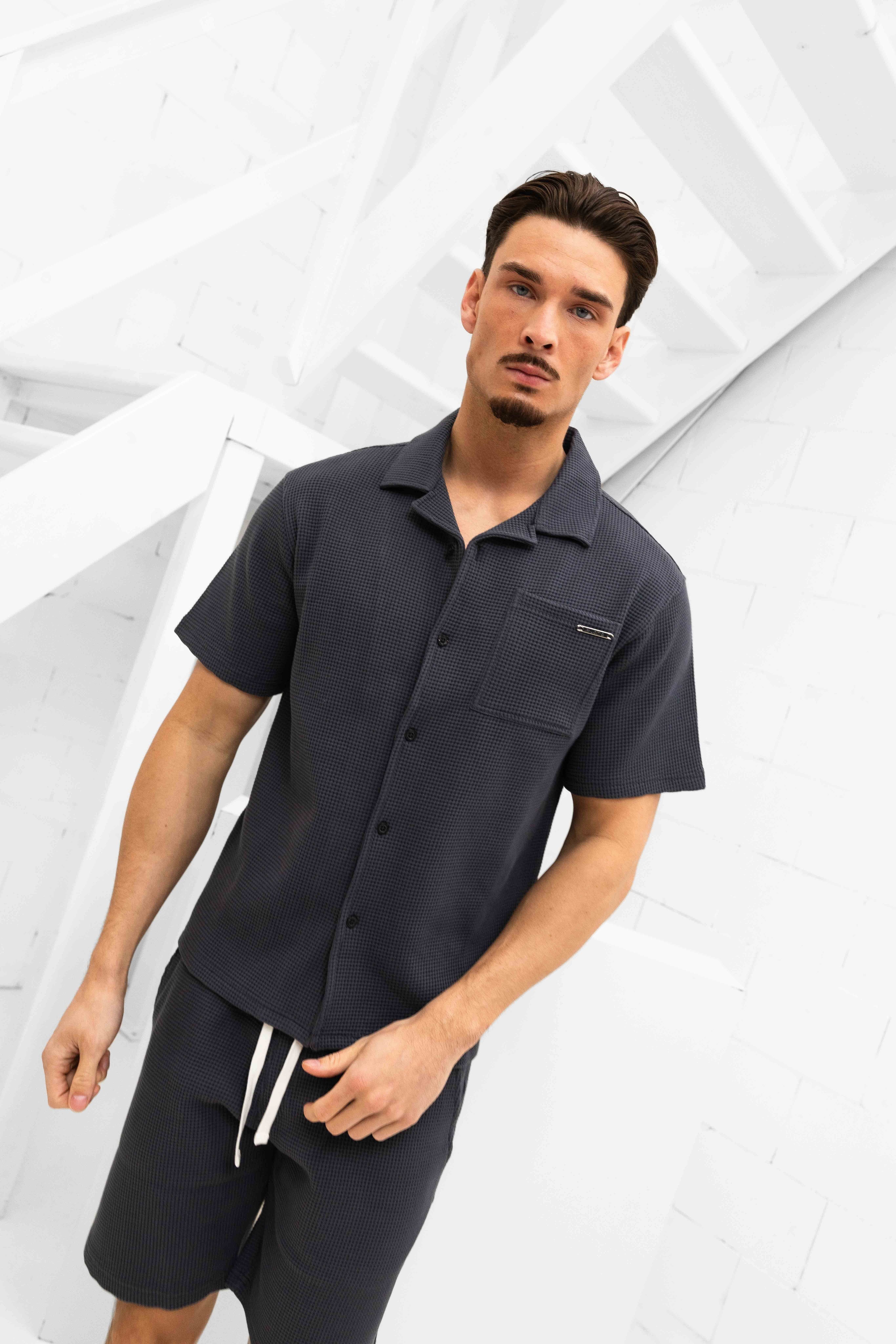 Resort Zomerset Heren Dark Grey