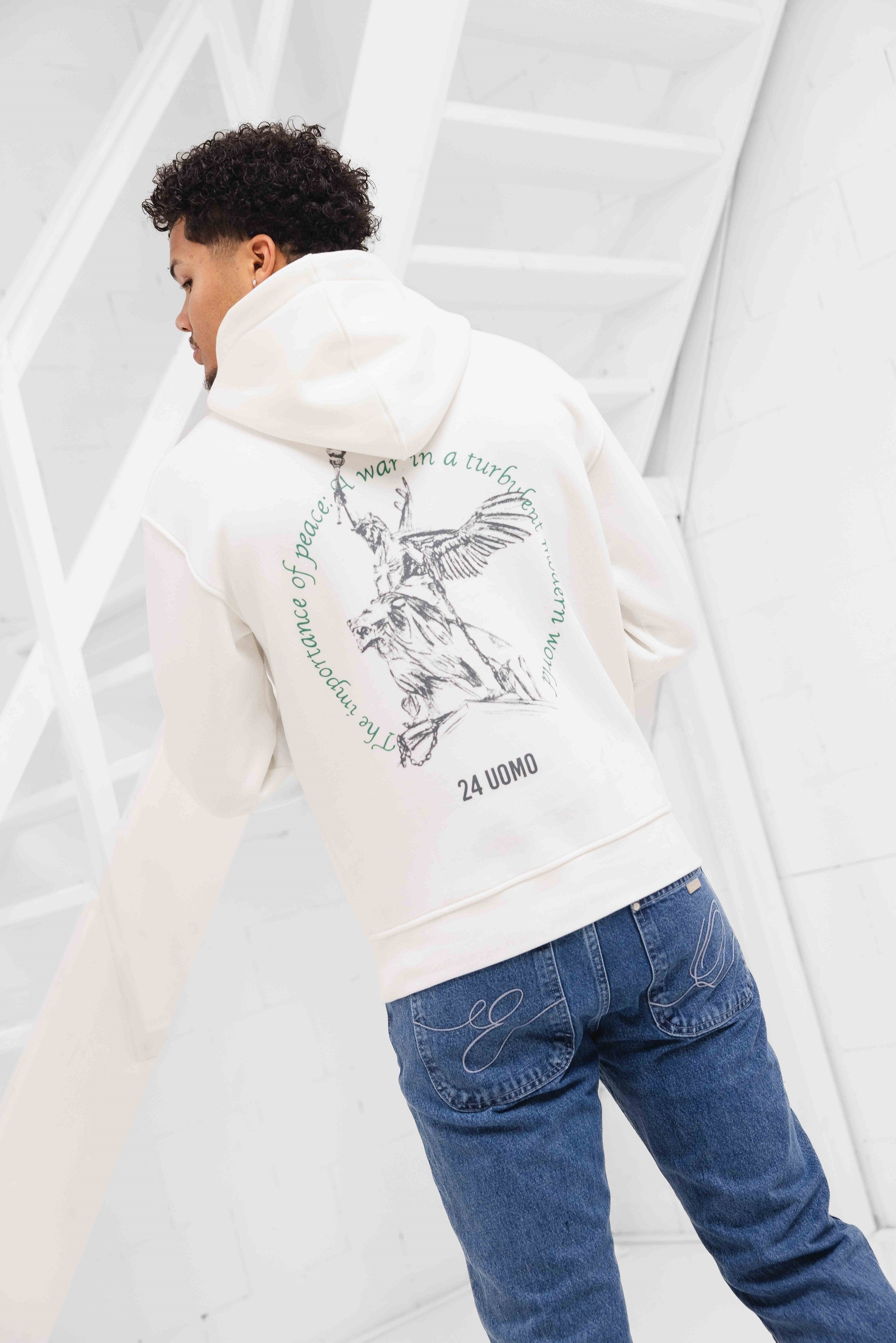 Statue Hoodie Off-White