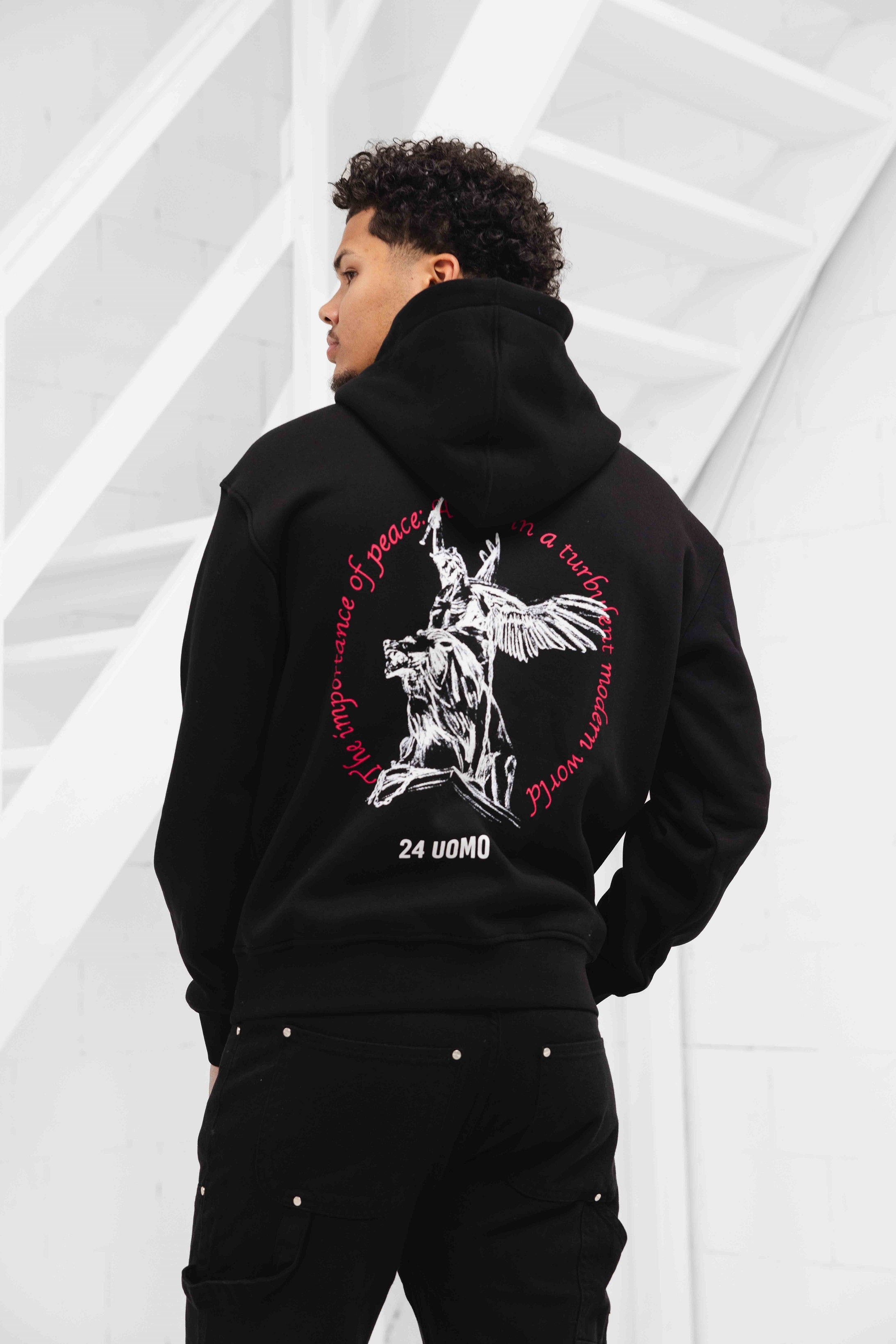 Statue Hoodie Zwart