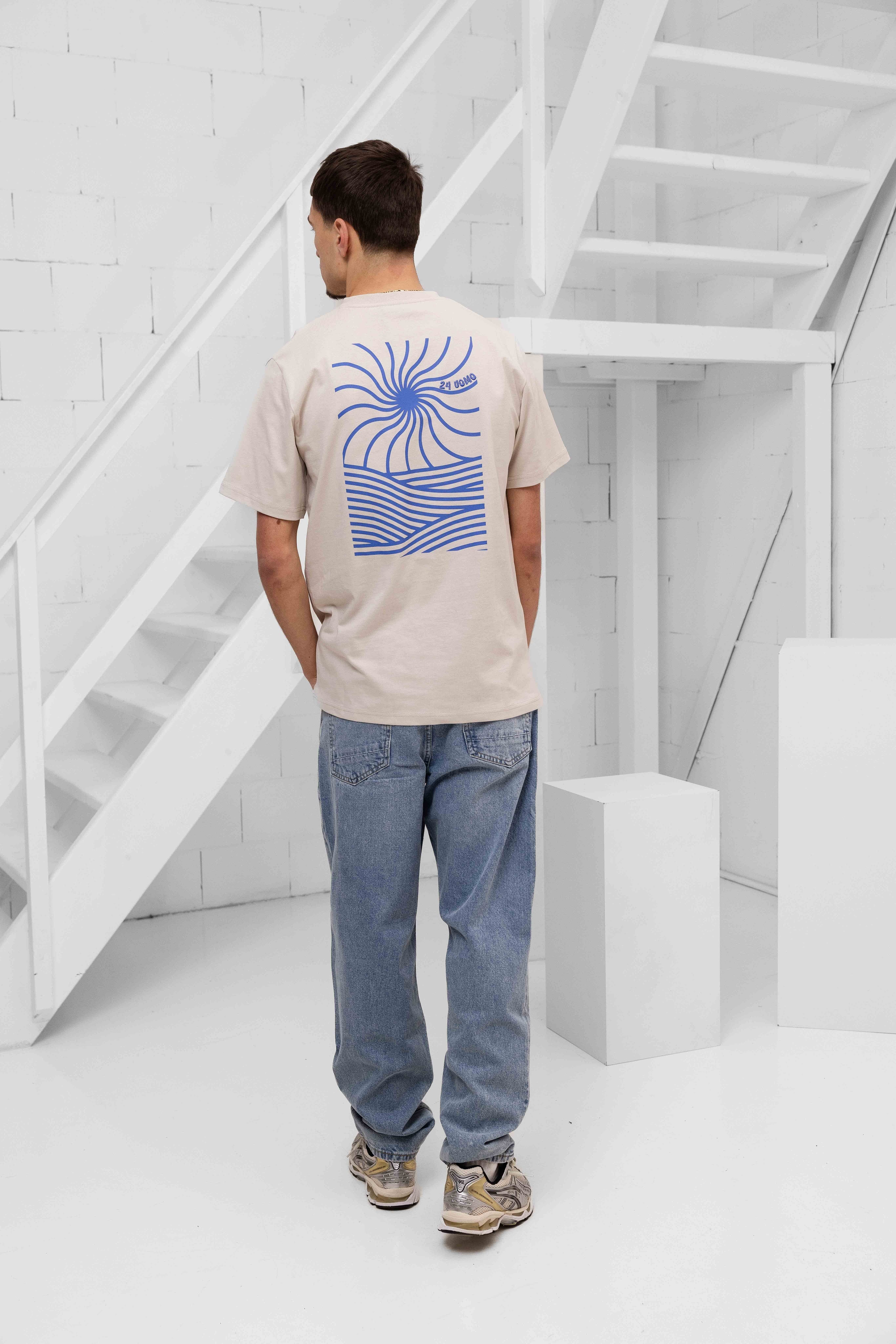 Sunny T-shirt Heren Bruin