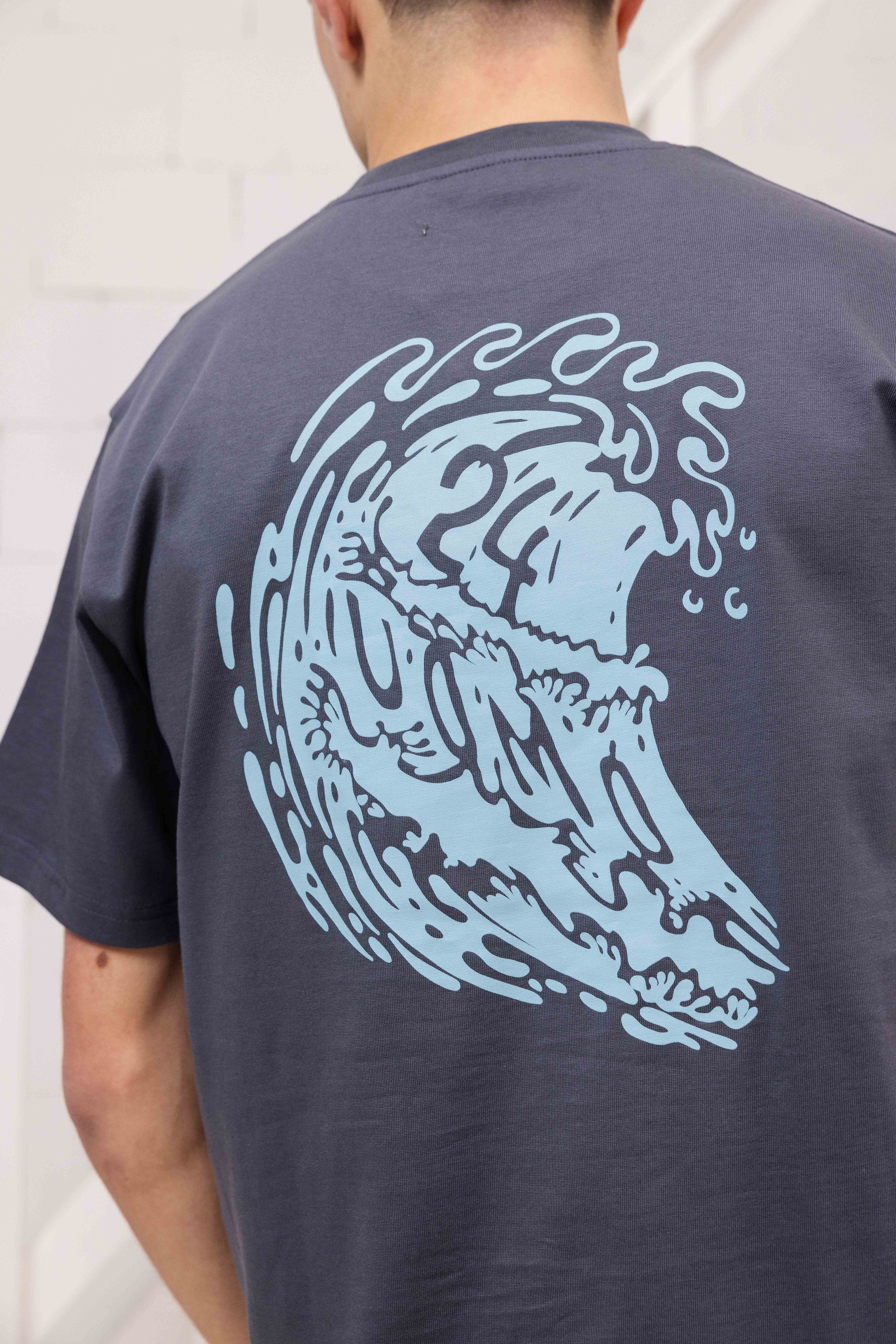 Surf T-shirt Heren Grijs