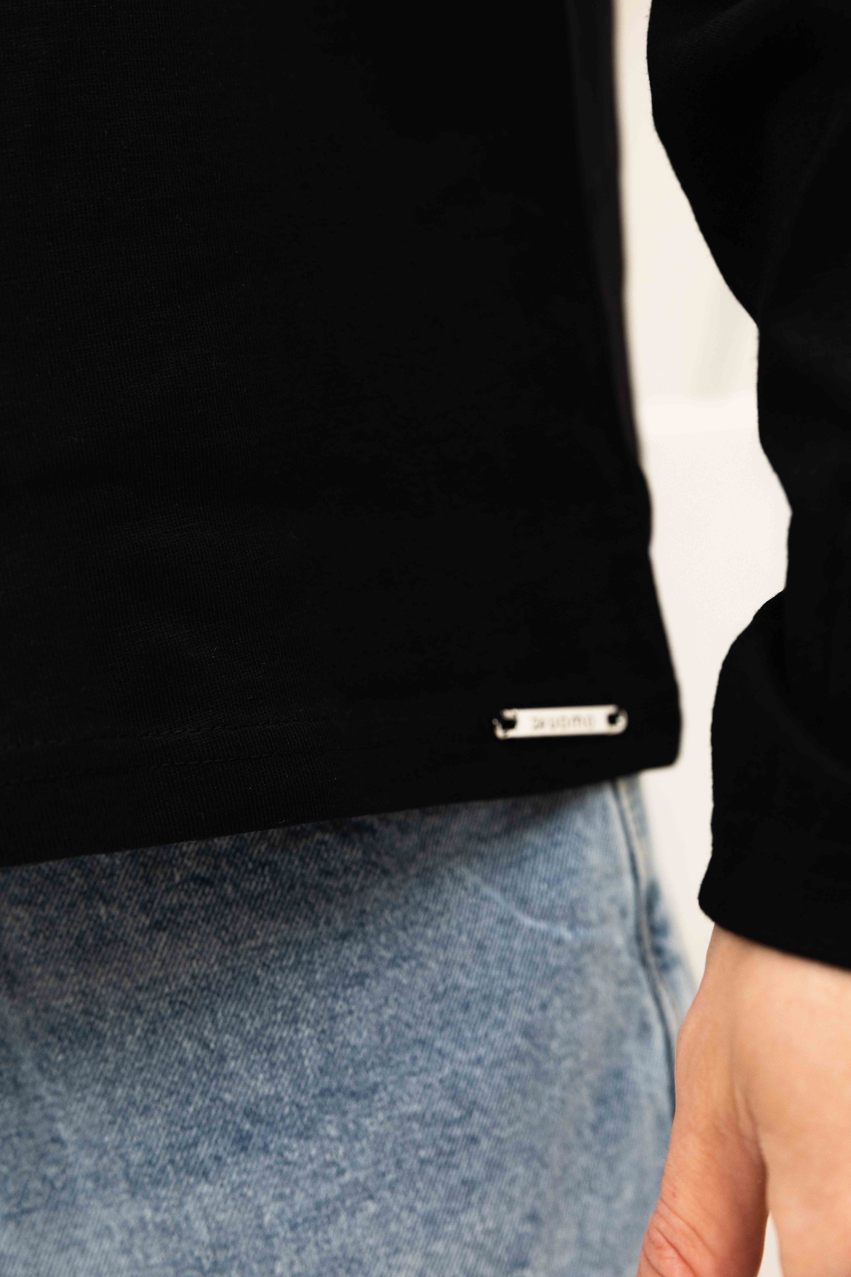 Symbol Longsleeve Shirt Heren Zwart/Wit
