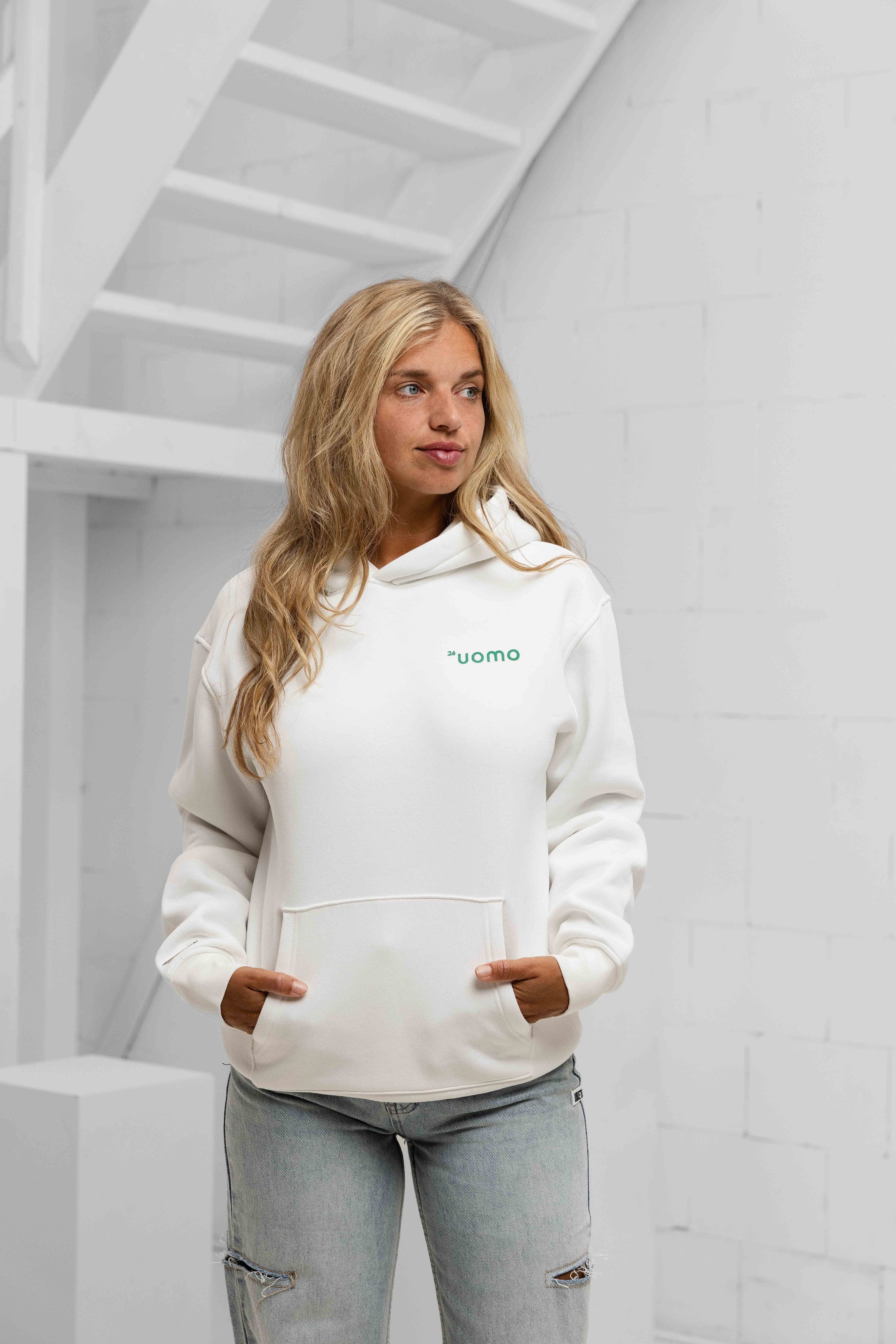 Artwork Hoodie Dames Off-White