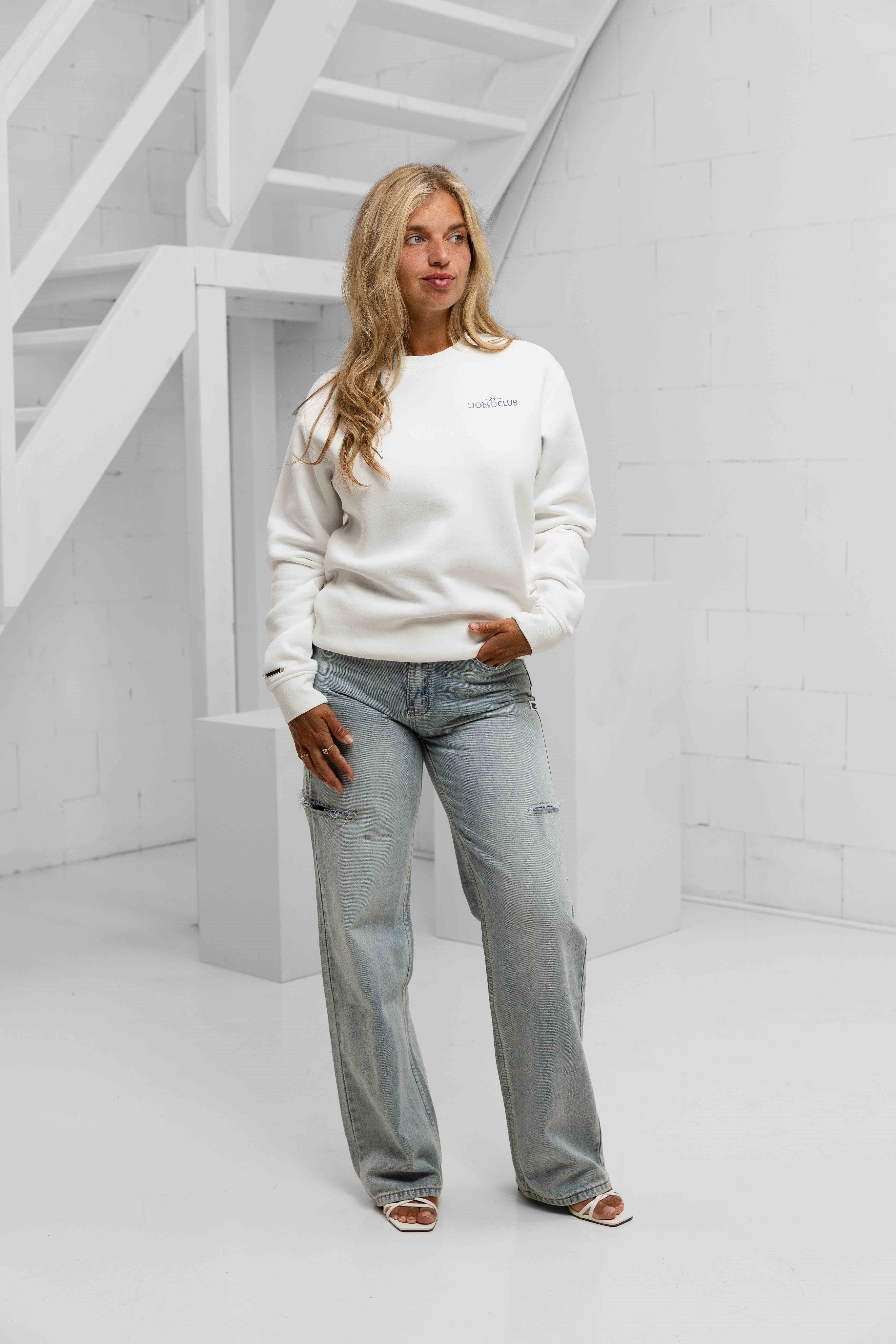 Club Sweater Dames Off White