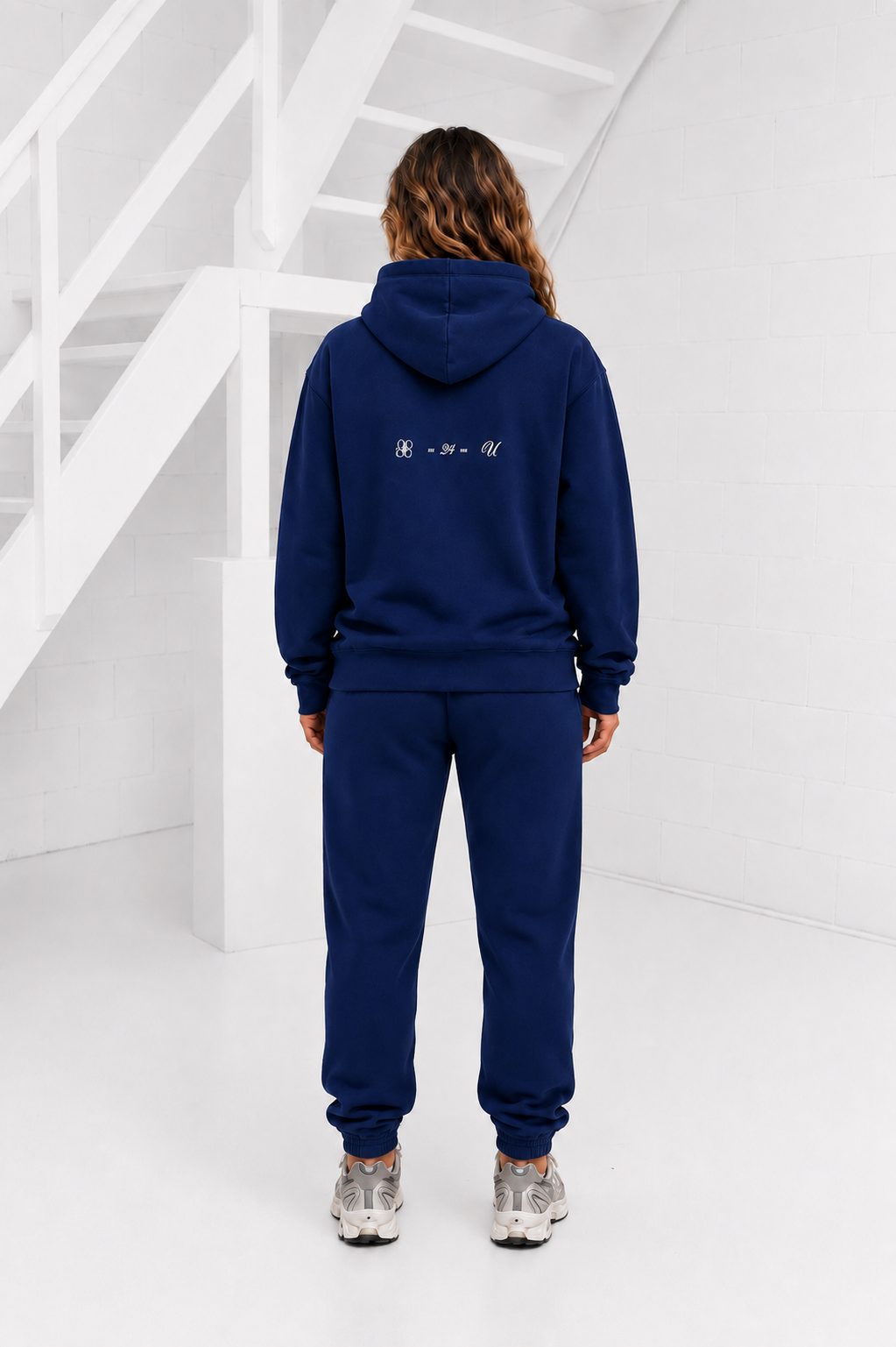Design Trainingspak Dames Donkerblauw