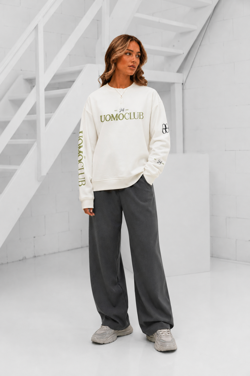 Icon Sweater Dames Off-White