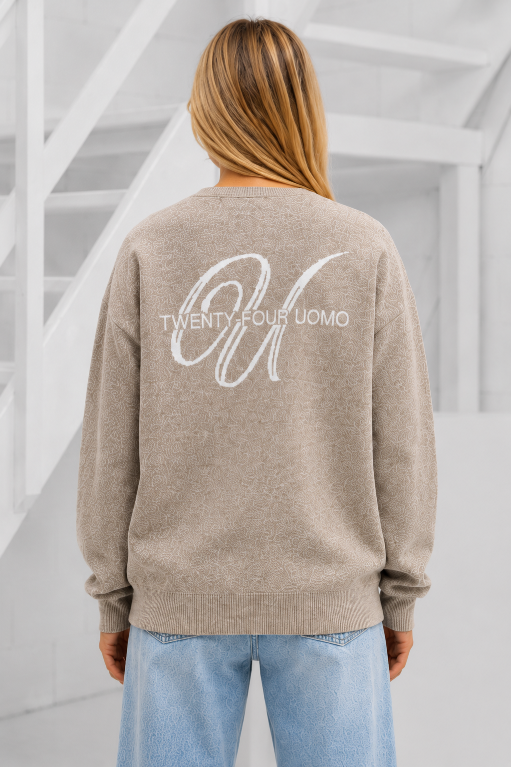 Knitted Sweater Dames Beige PRE-ORDER 8 SEPTEMBER