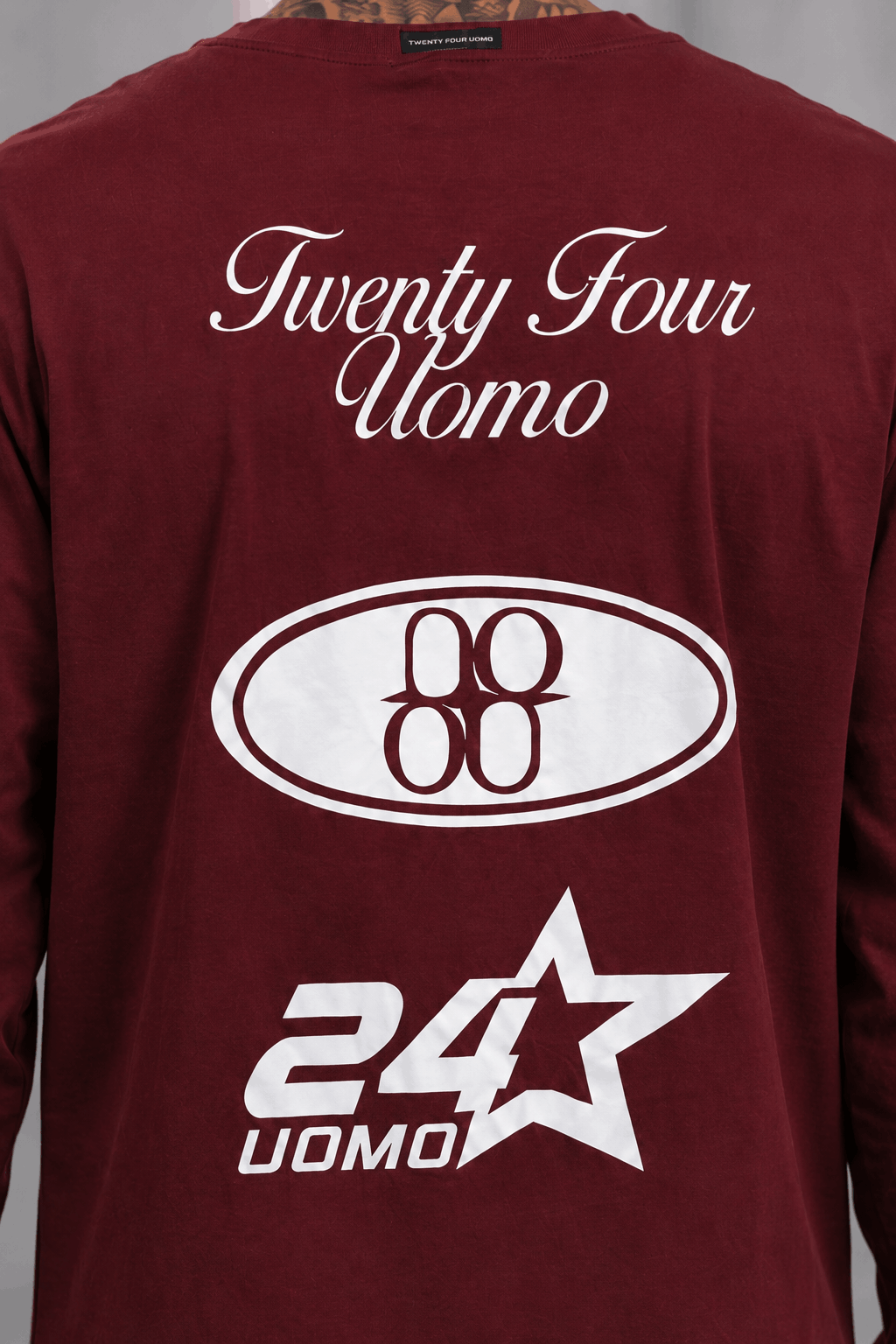 Midnight Circuit Longsleeve Heren Bordeaux