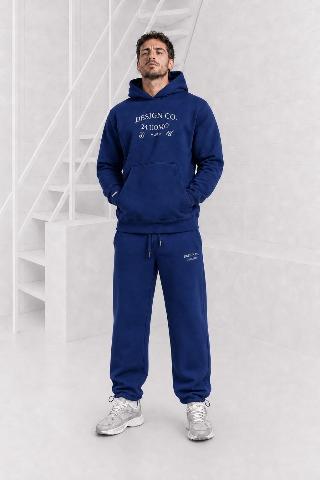 Design Trainingspak Heren Donkerblauw