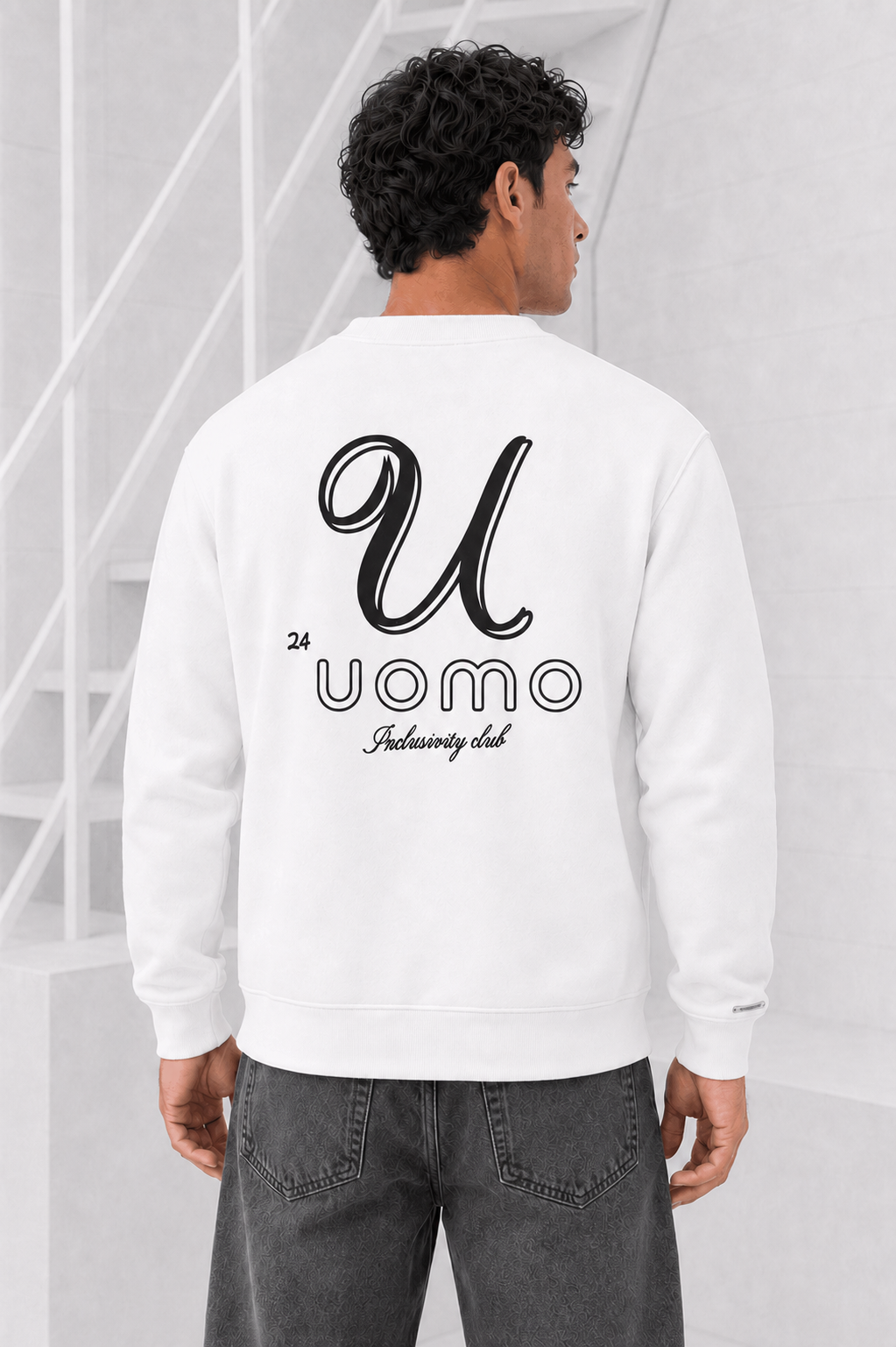 U Sweater Heren Off-White