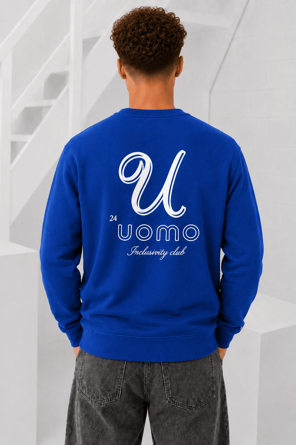 U Sweater Heren Donkerblauw