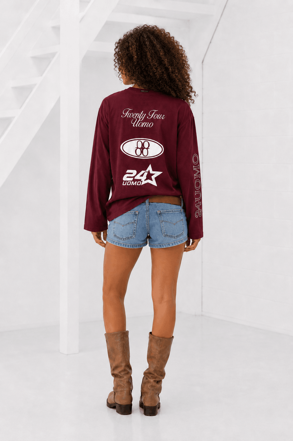 Midnight Circuit Longsleeve Dames Bordeaux