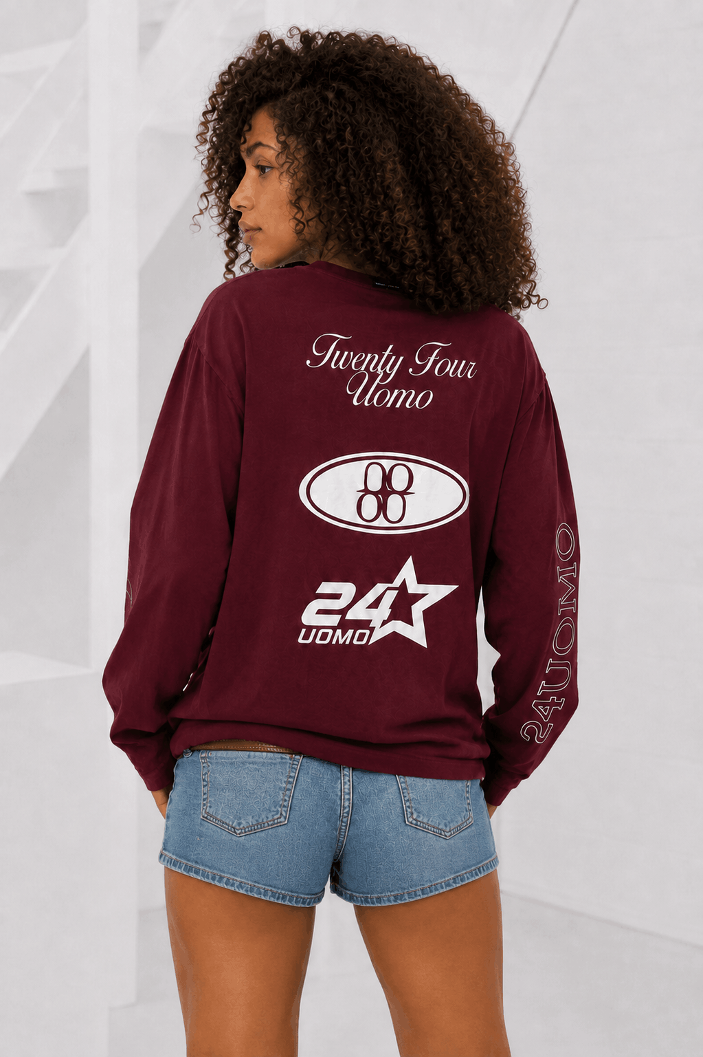 Midnight Circuit Longsleeve Dames Bordeaux