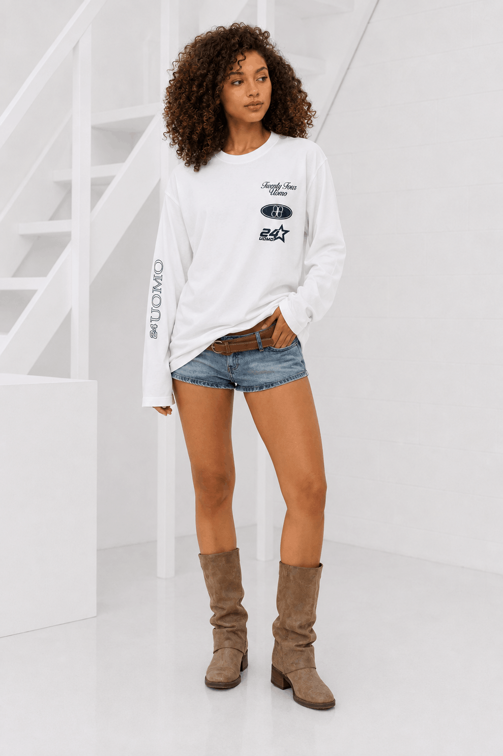 Midnight Circuit Longsleeve Dames Off-White