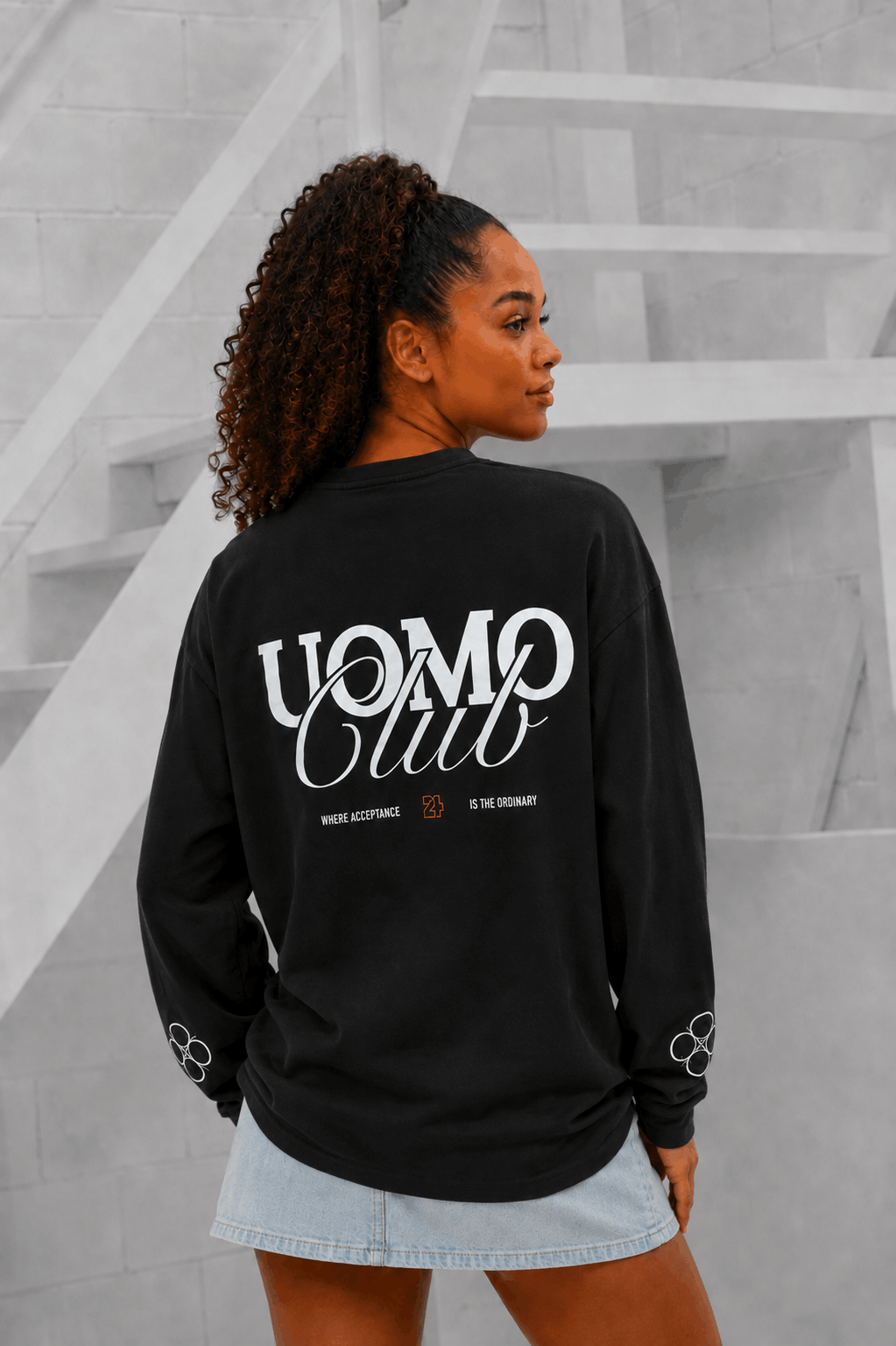 Community Longsleeve Dames Zwart