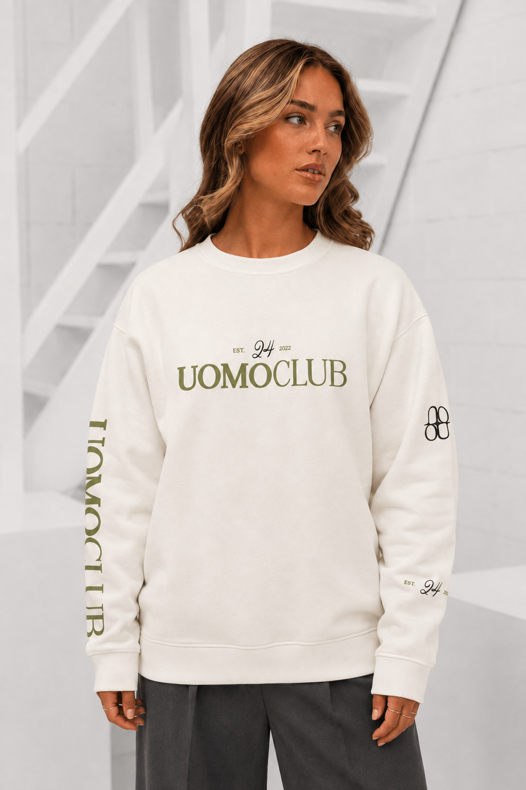 Icon Sweater Dames Off-White