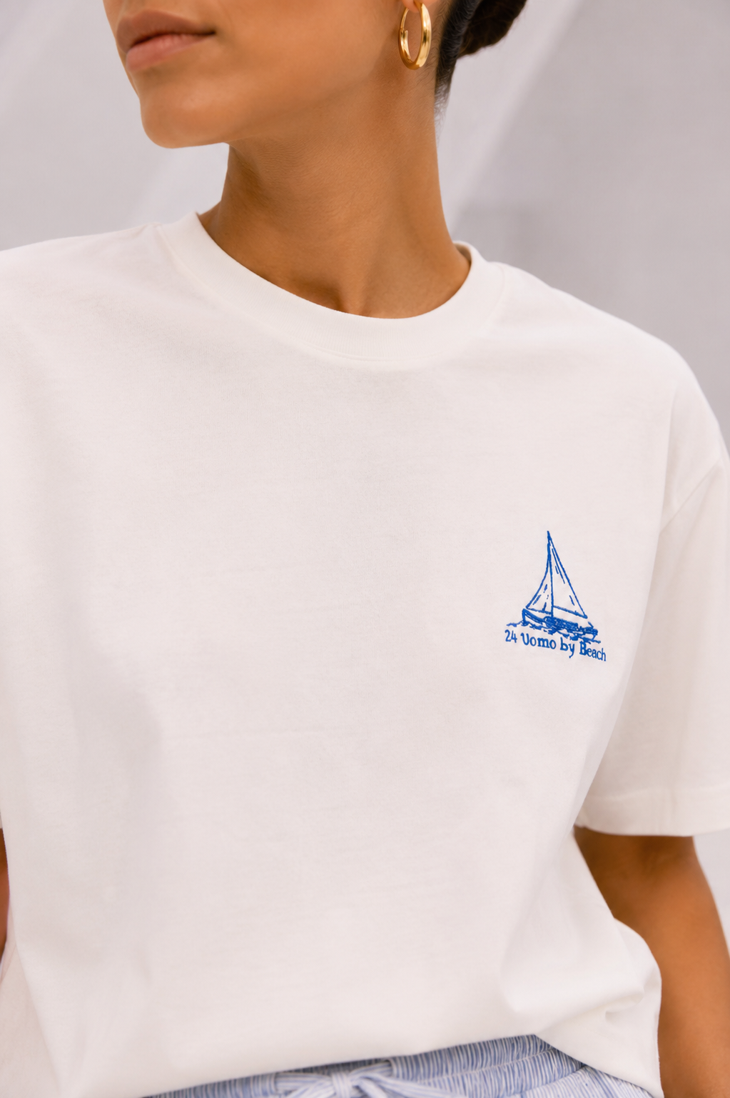 Au Sud T-shirt Dames Off-White