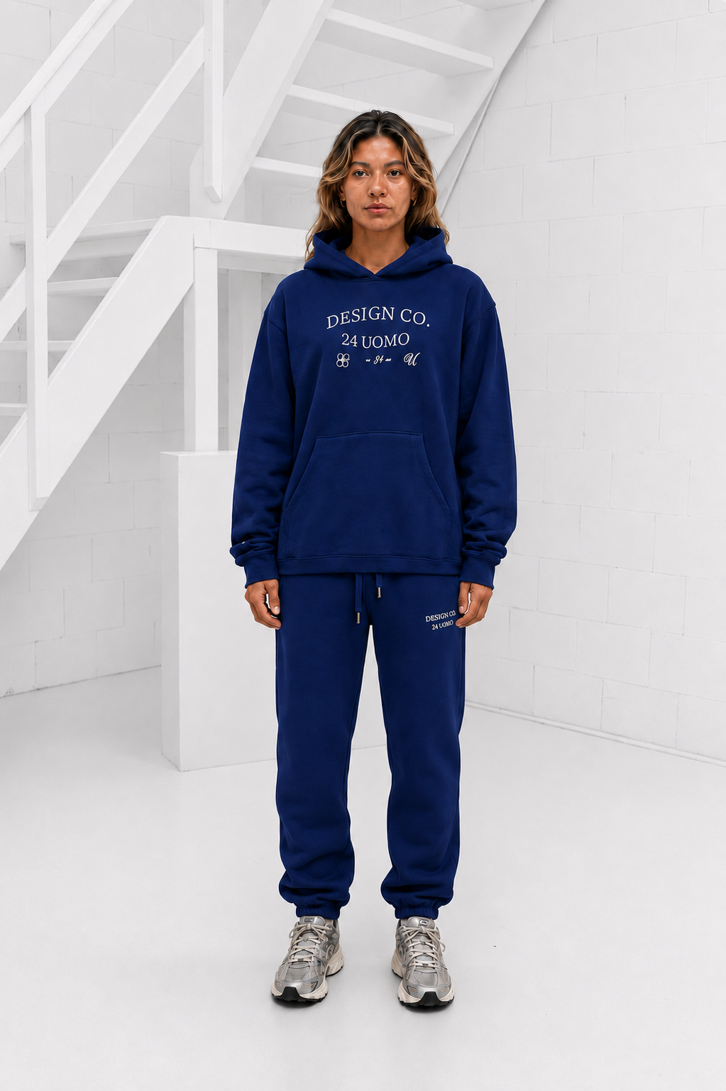 Design Trainingspak Dames Donkerblauw