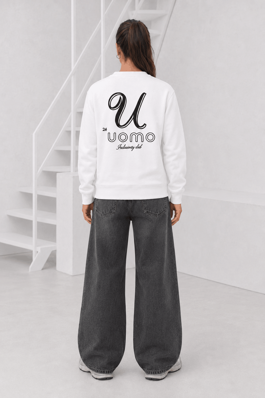 U Sweater Dames Off-White