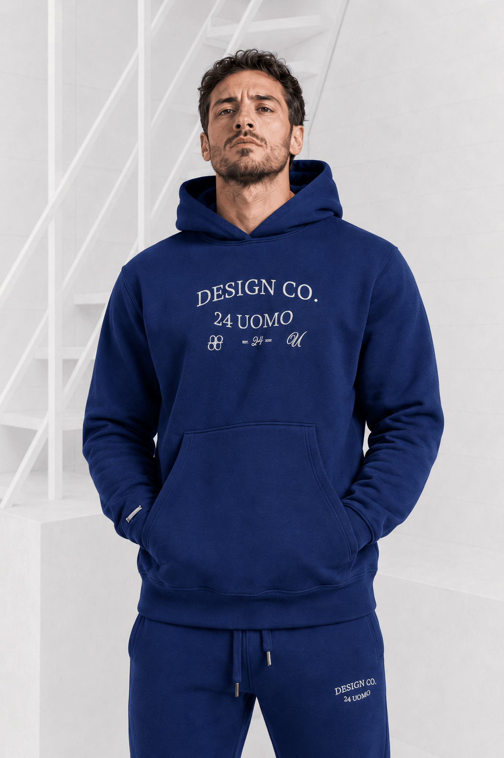 Design Trainingspak Heren Donkerblauw