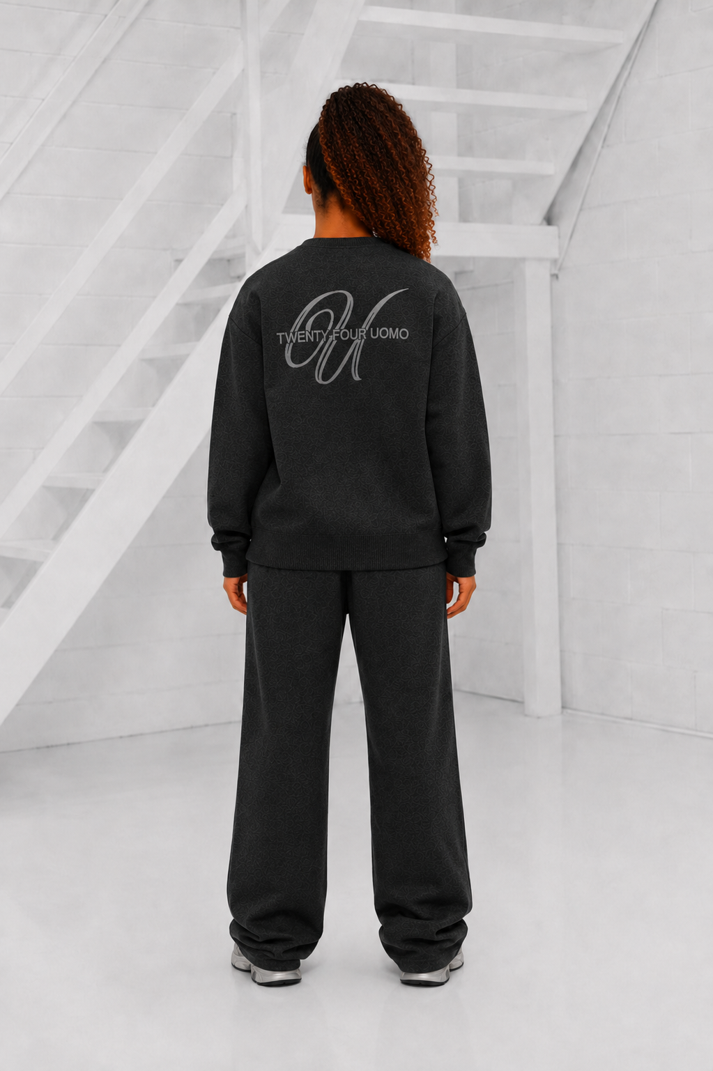 Knitted Trainingspak Dames Donkergrijs PRE-ORDER 8 SEPTEMBER