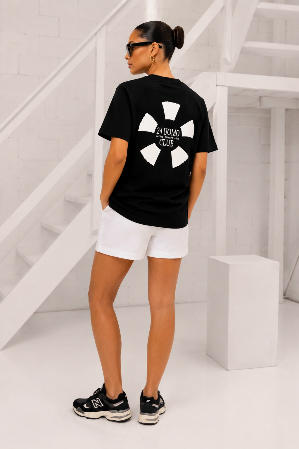 Leisure Club T-shirt Dames Zwart