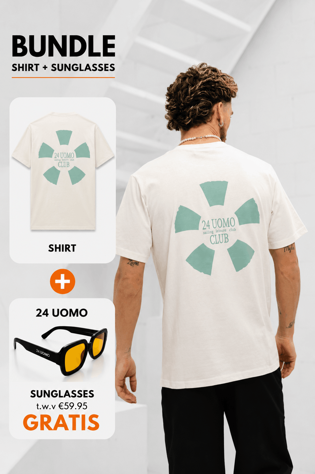 Leisure Club T-shirt men Off-White