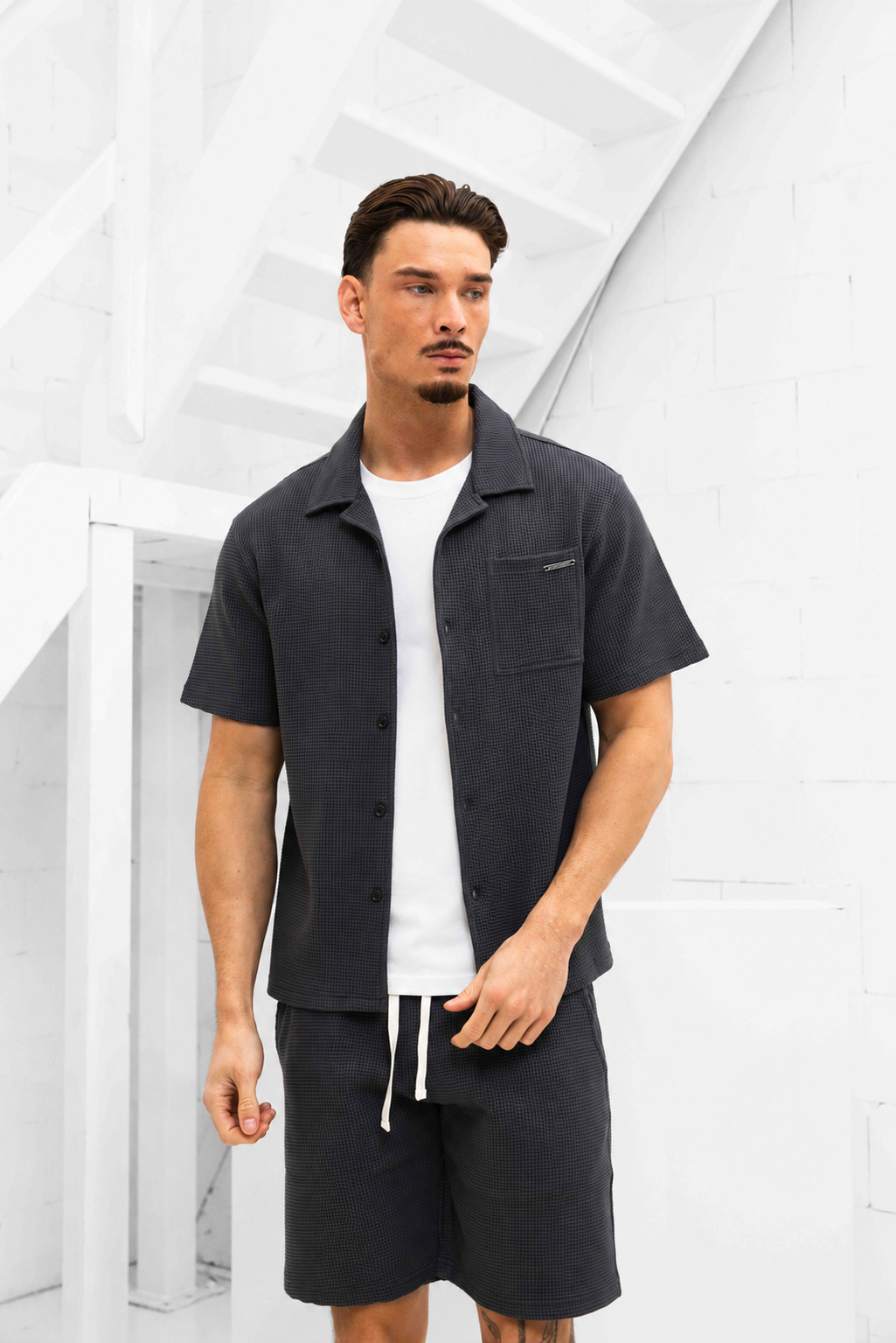 Resort Zomerset Heren Dark Grey