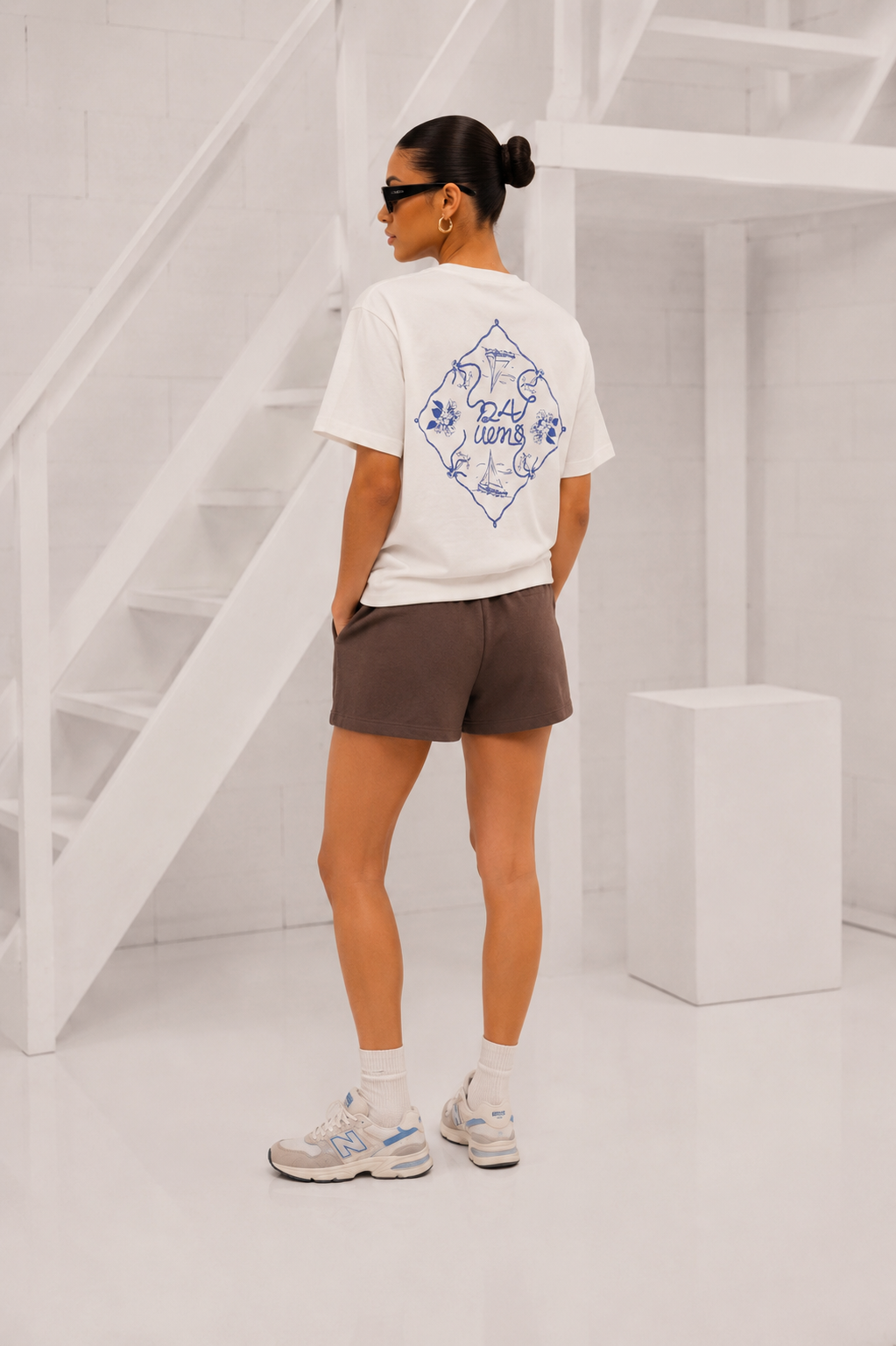 Riviera T-shirt Dames Off-White